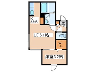 ティーズビレッジの物件間取画像